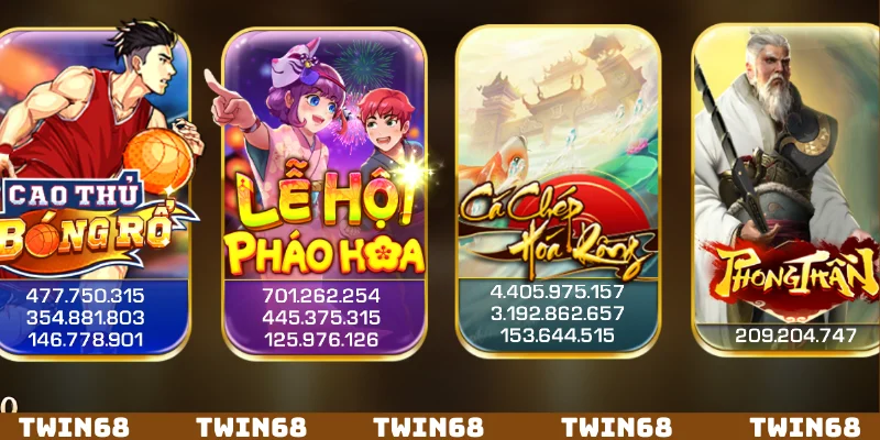 Giao diện trò chơi nổ hũ Twin68 hấp dẫn